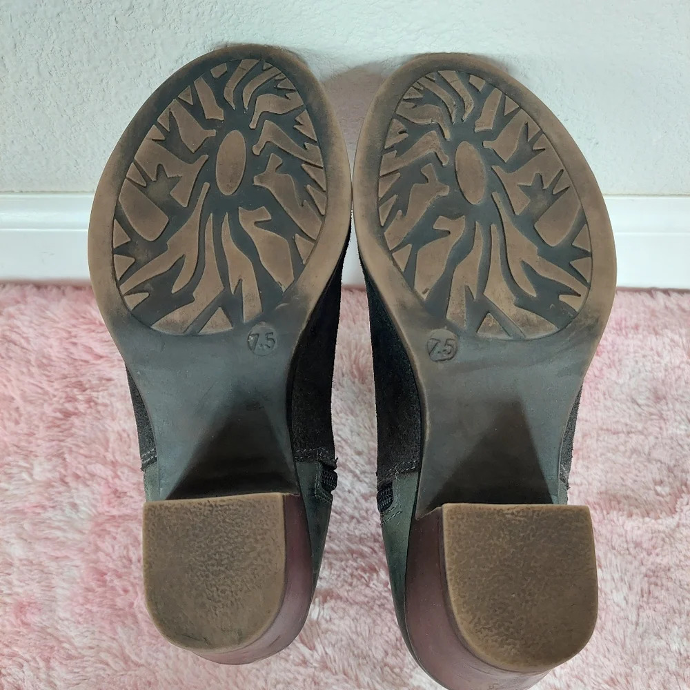 ROAN by Bedstu Lina Suede Leather‎ Ankle Booties Size 7.5 - Picture 8 of 8